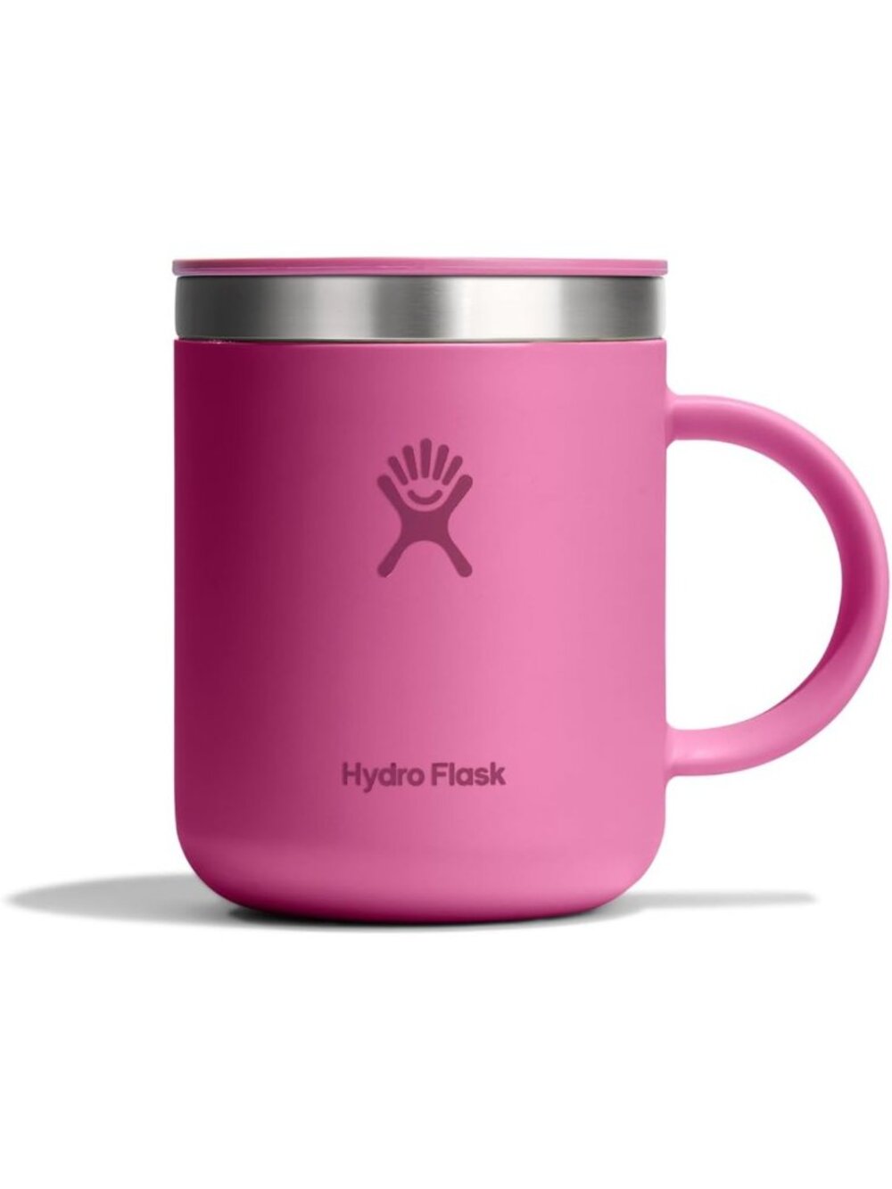 Insulated Stainless Steel Coffee Mug - 12 Oz Non-Spill Travel Cup, Reef Pink